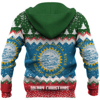 Flag Of South Dakota Hoodie Merry Christmas - Wonder Print Shop