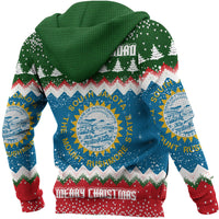 Flag Of South Dakota Hoodie Merry Christmas - Wonder Print Shop