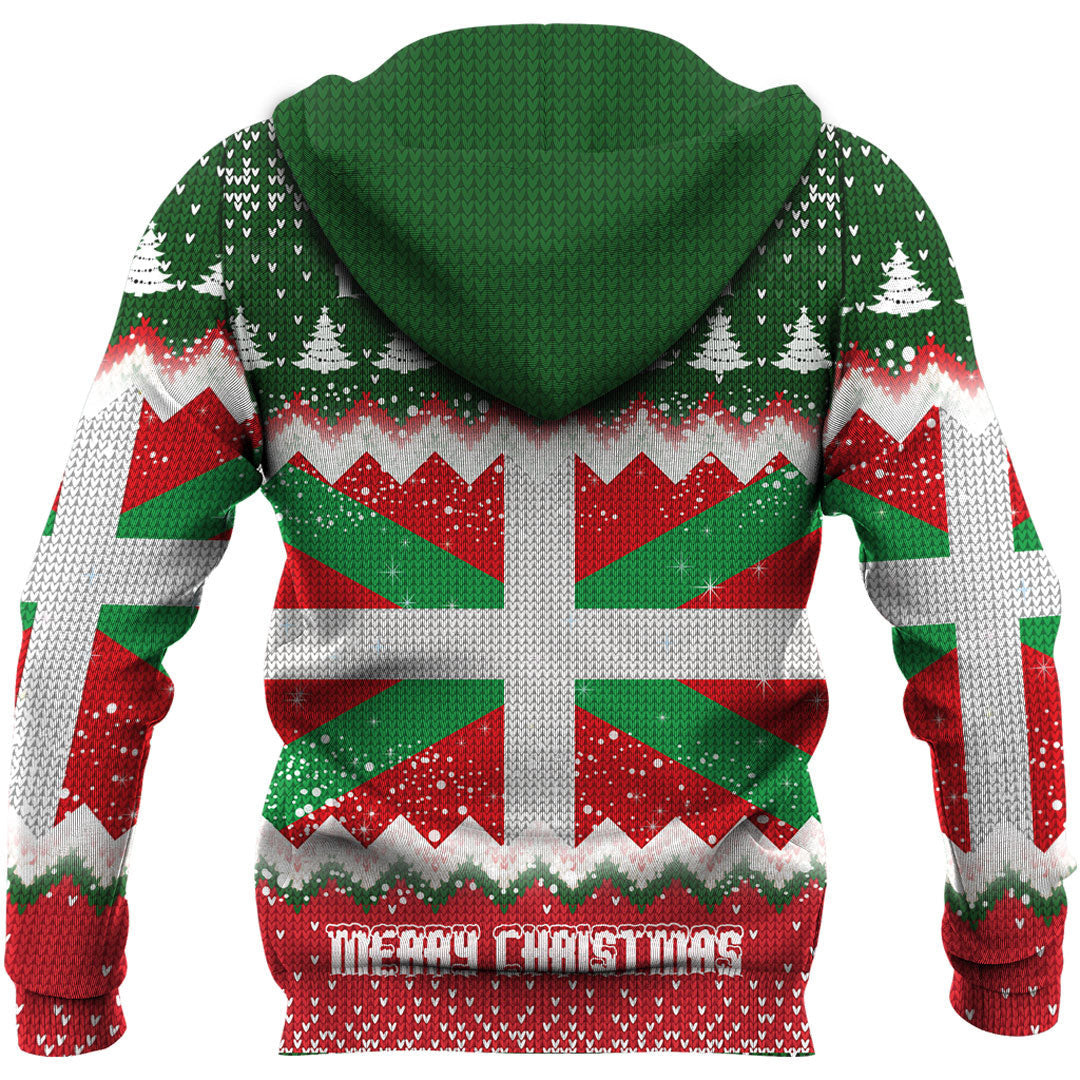 Basque Country Hoodie Merry Christmas - Wonder Print Shop