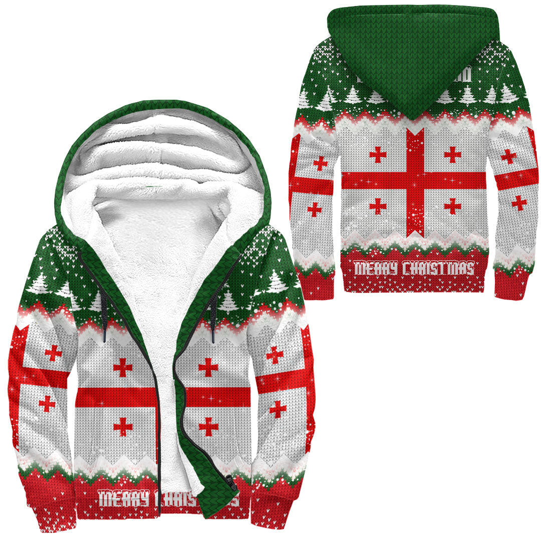 georgia-merry-christmas-sherpa-hoodie