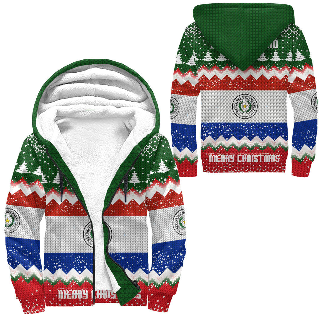 paraguay-merry-christmas-sherpa-hoodie