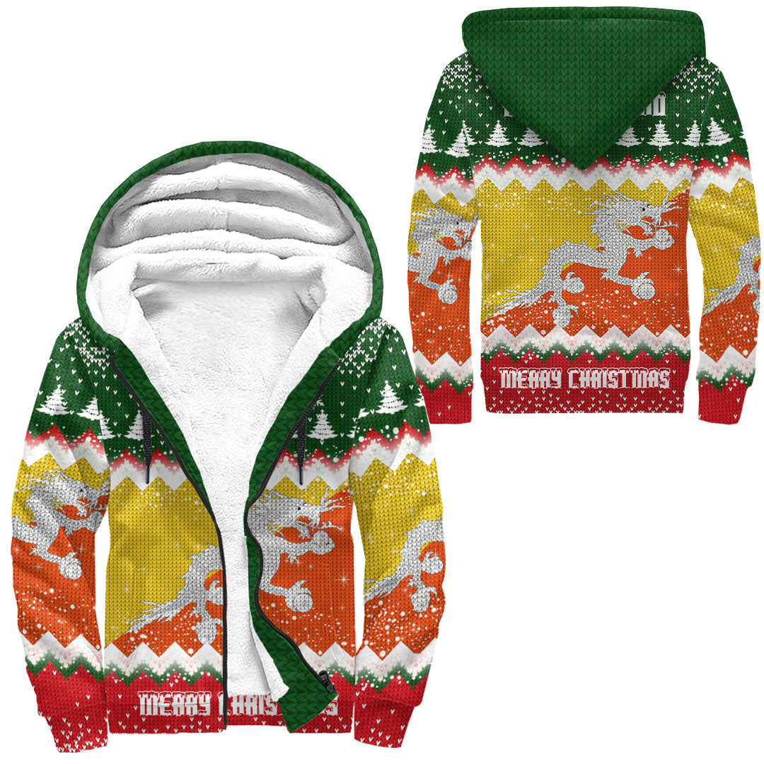 bhutan-merry-christmas-sherpa-hoodie