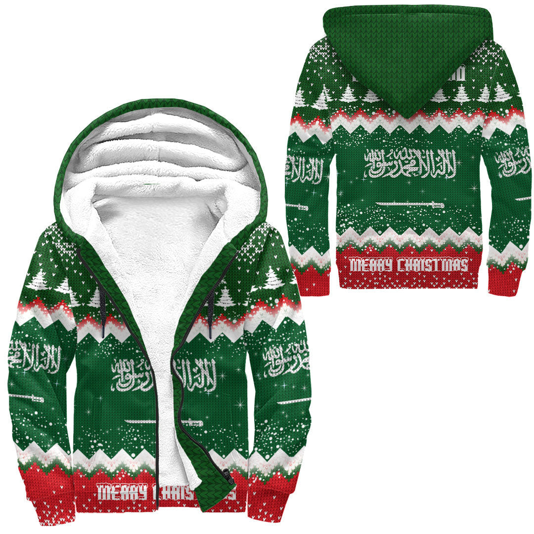 saudi-arabia-merry-christmas-sherpa-hoodie