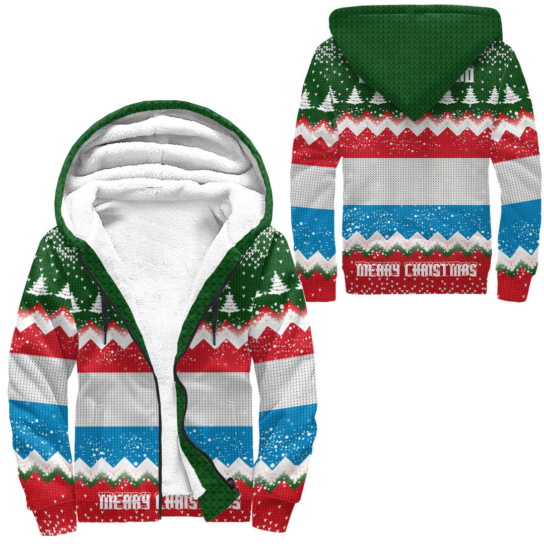 luxembourg-merry-christmas-sherpa-hoodie