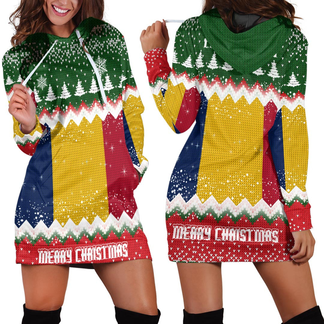 chad-merry-christmas-hoodie-dress