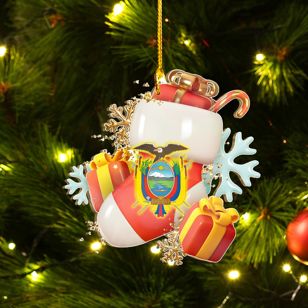 ecuador-custom-shape-ornament-merry-christmas-and-happy-new-year