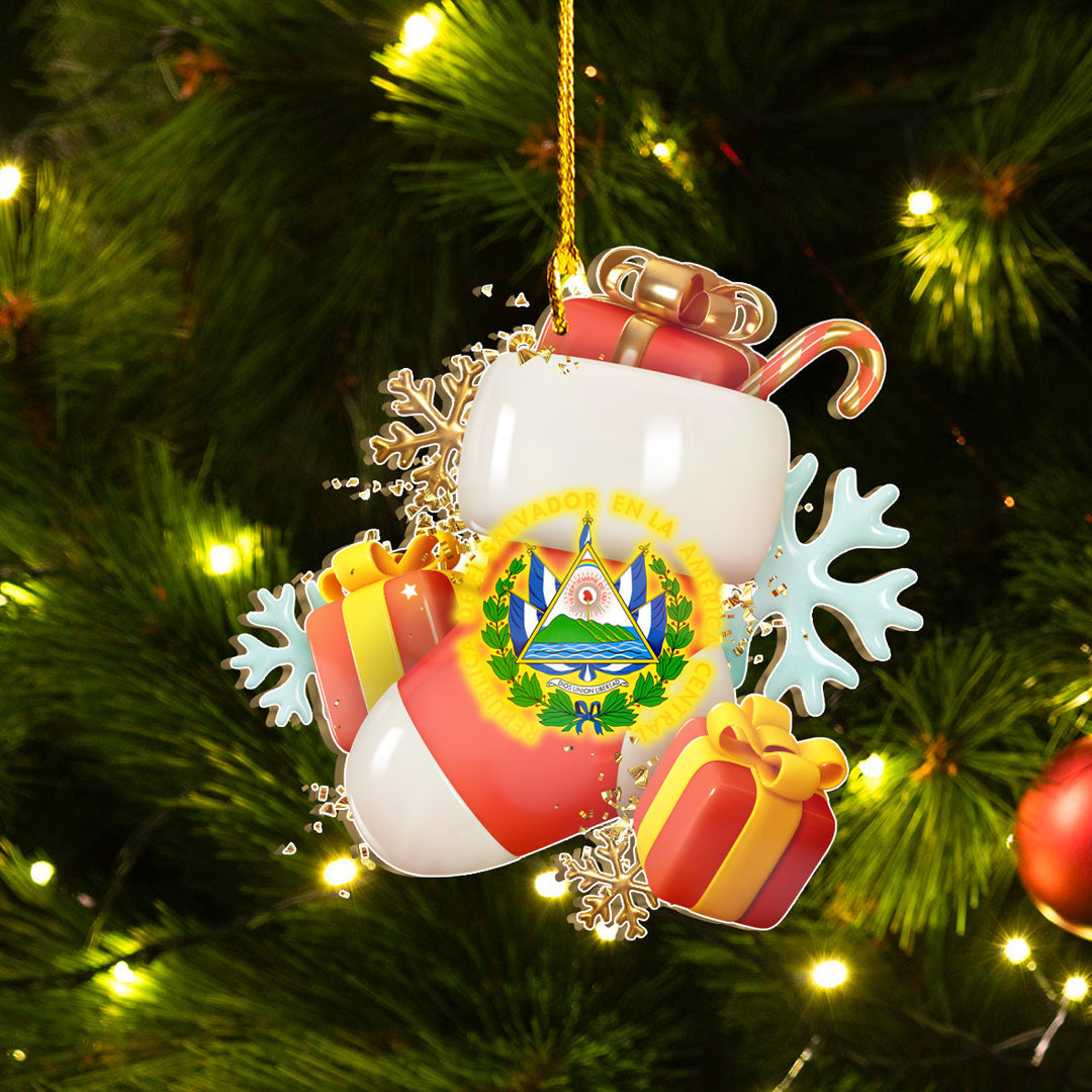 el-salvador-custom-shape-ornament-merry-christmas-and-happy-new-year