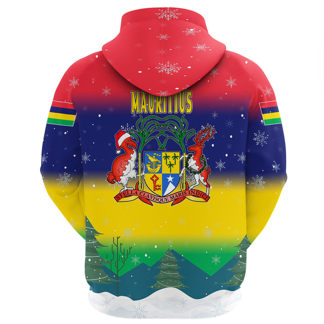 Mauritius Hoodie Merry Christmas - Wonder Print Shop