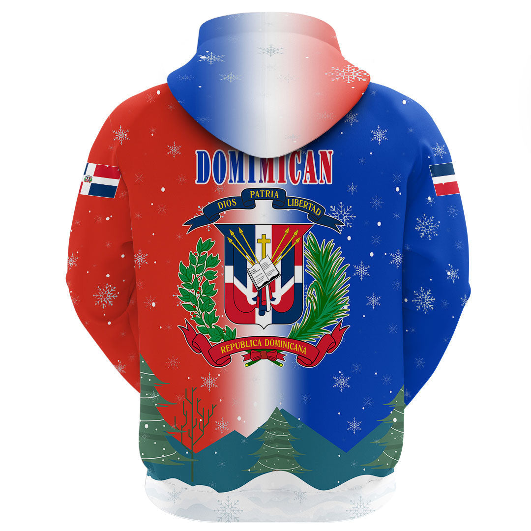 Dominican Hoodie Merry Christmas - Wonder Print Shop