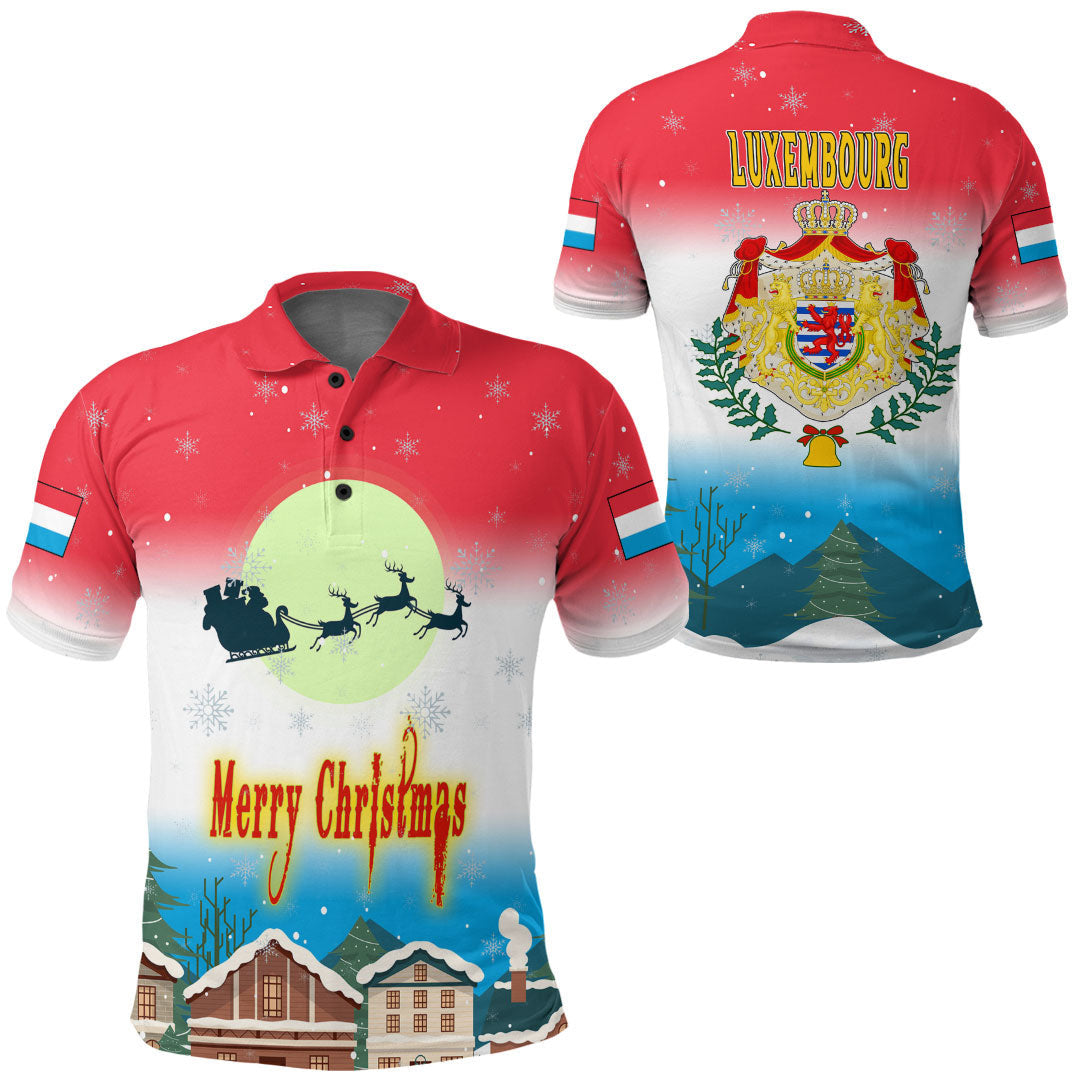 luxembourg-polo-shirt-merry-christmas
