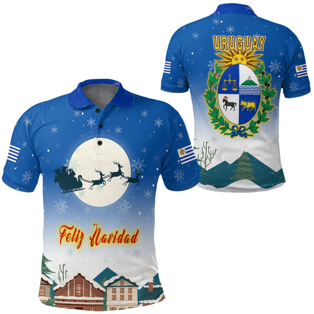 uruguay-polo-shirt-merry-christmas