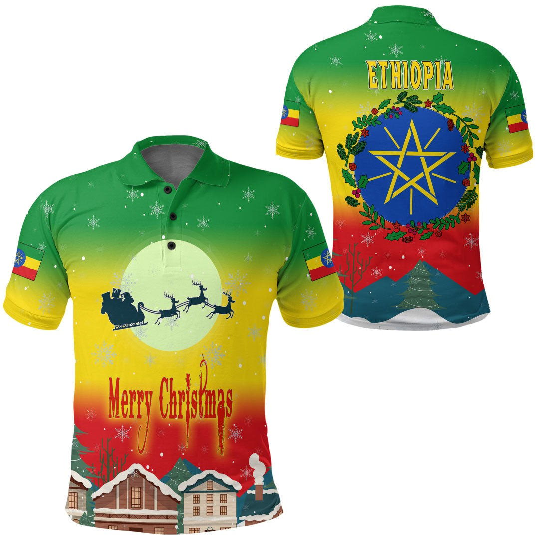 ethiopia-polo-shirt-merry-christmas