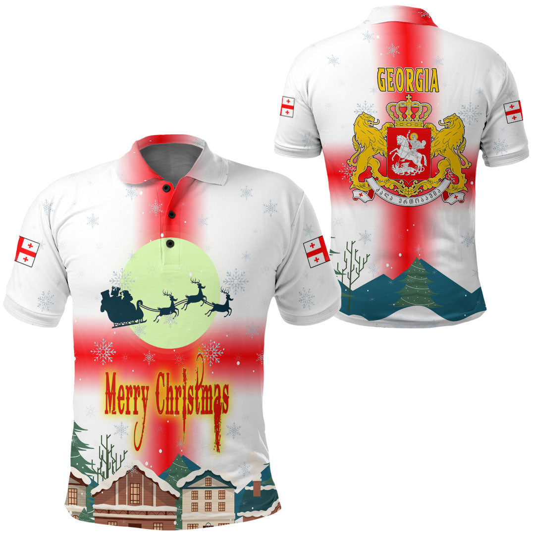 georgia-polo-shirt-merry-christmas