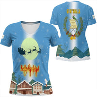 Guatemala V Neck T Shirt Merry Christmas - Wonder Print Shop