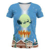 Guatemala V Neck T Shirt Merry Christmas - Wonder Print Shop