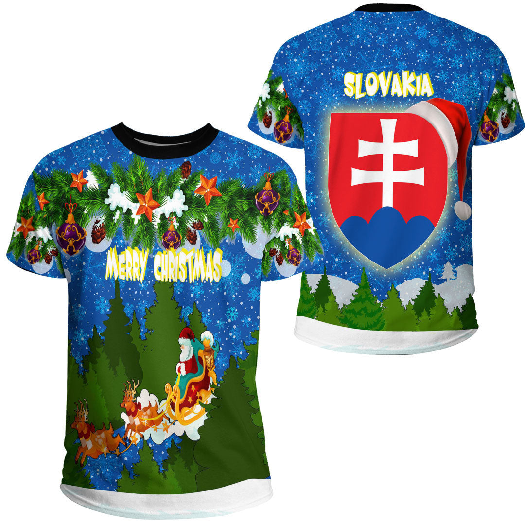 slovakia-blue-xmas-t-shirt