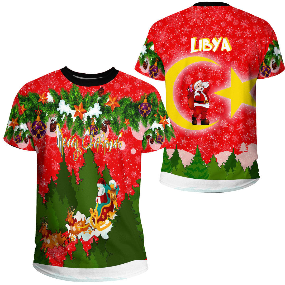 libya-red-xmas-t-shirt