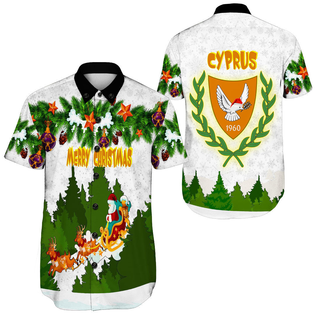 cyprus-white-xmas-shorts-sleeve-shirt