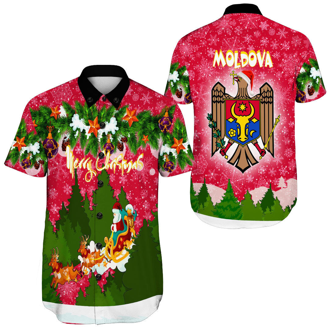 moldova-red-xmas-shorts-sleeve-shirt