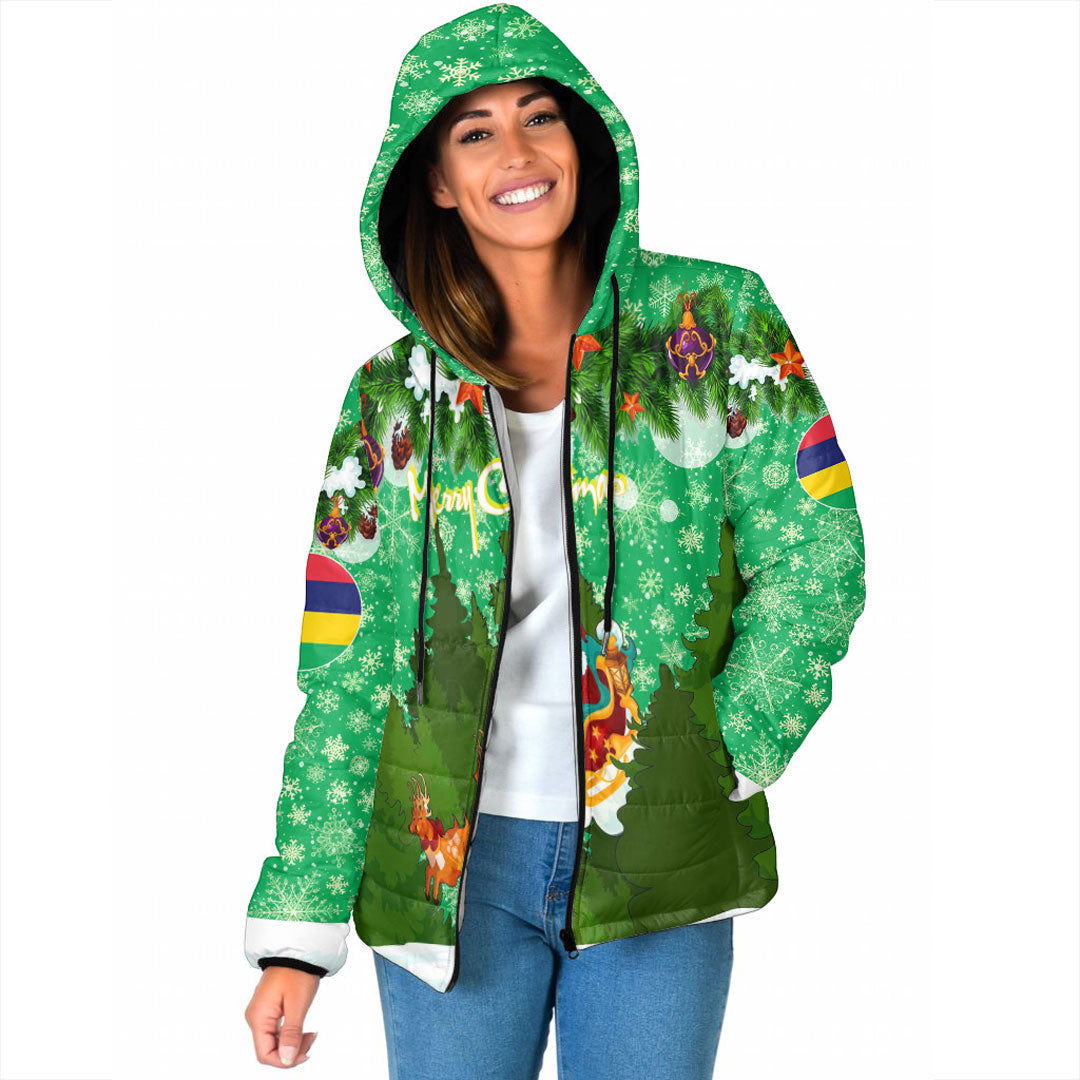 mauritius-green-xmas-padded-hooded-jacket