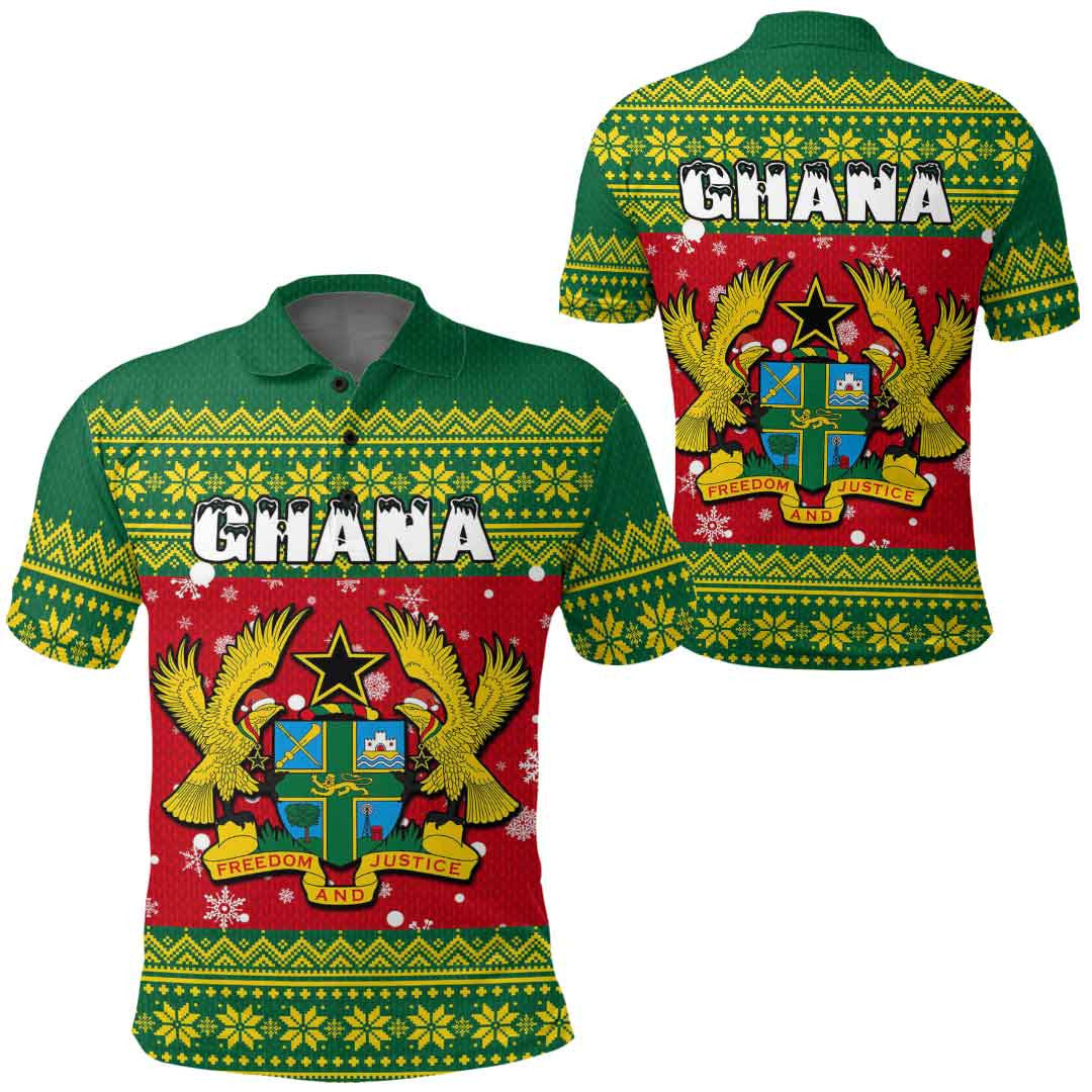 ghana-christmas-polo-shirt
