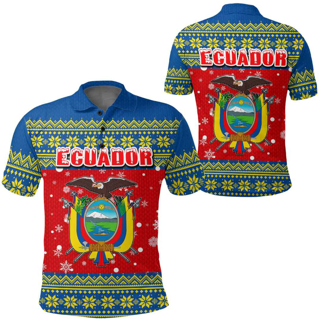 ecuador-christmas-polo-shirt