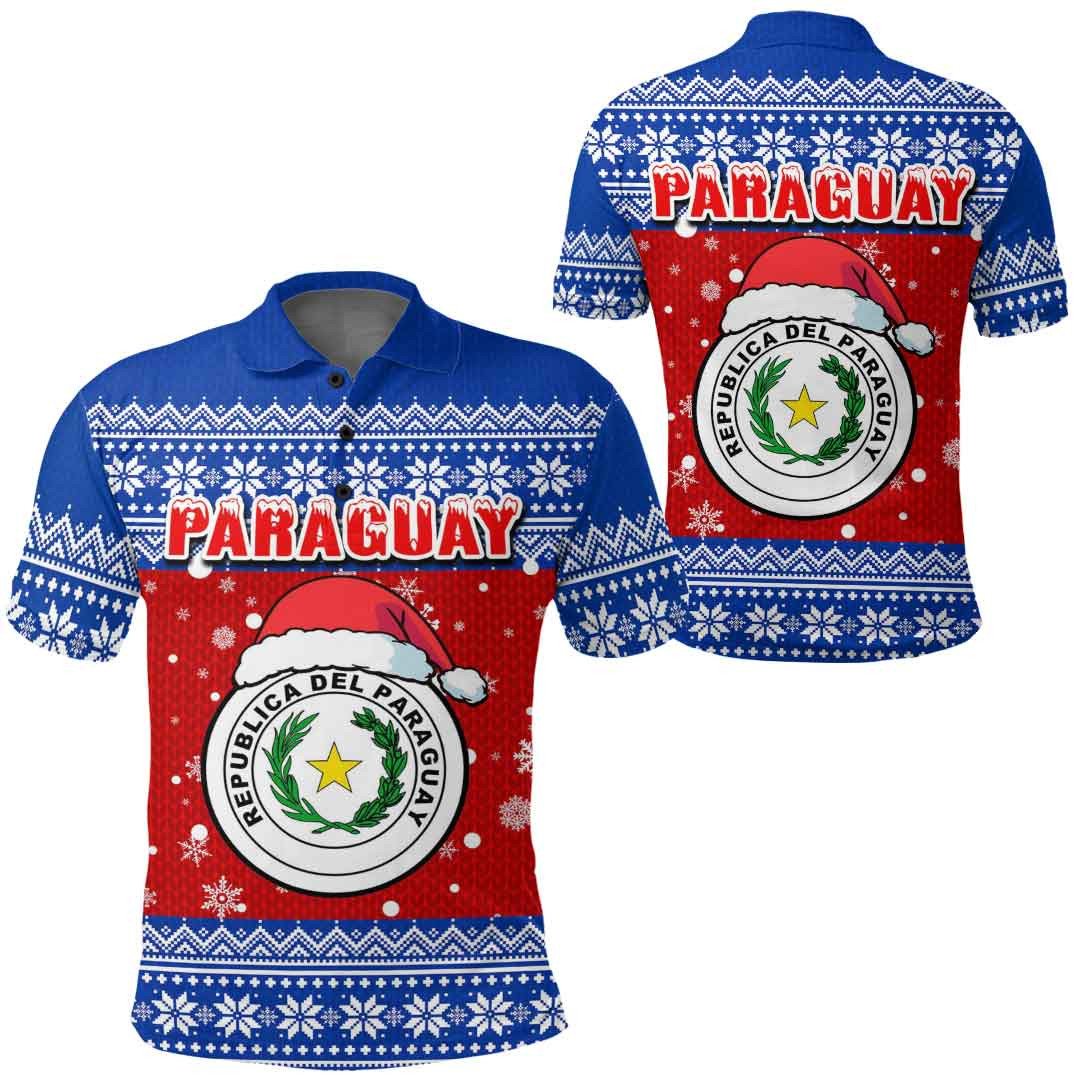 paraguay-christmas-polo-shirt