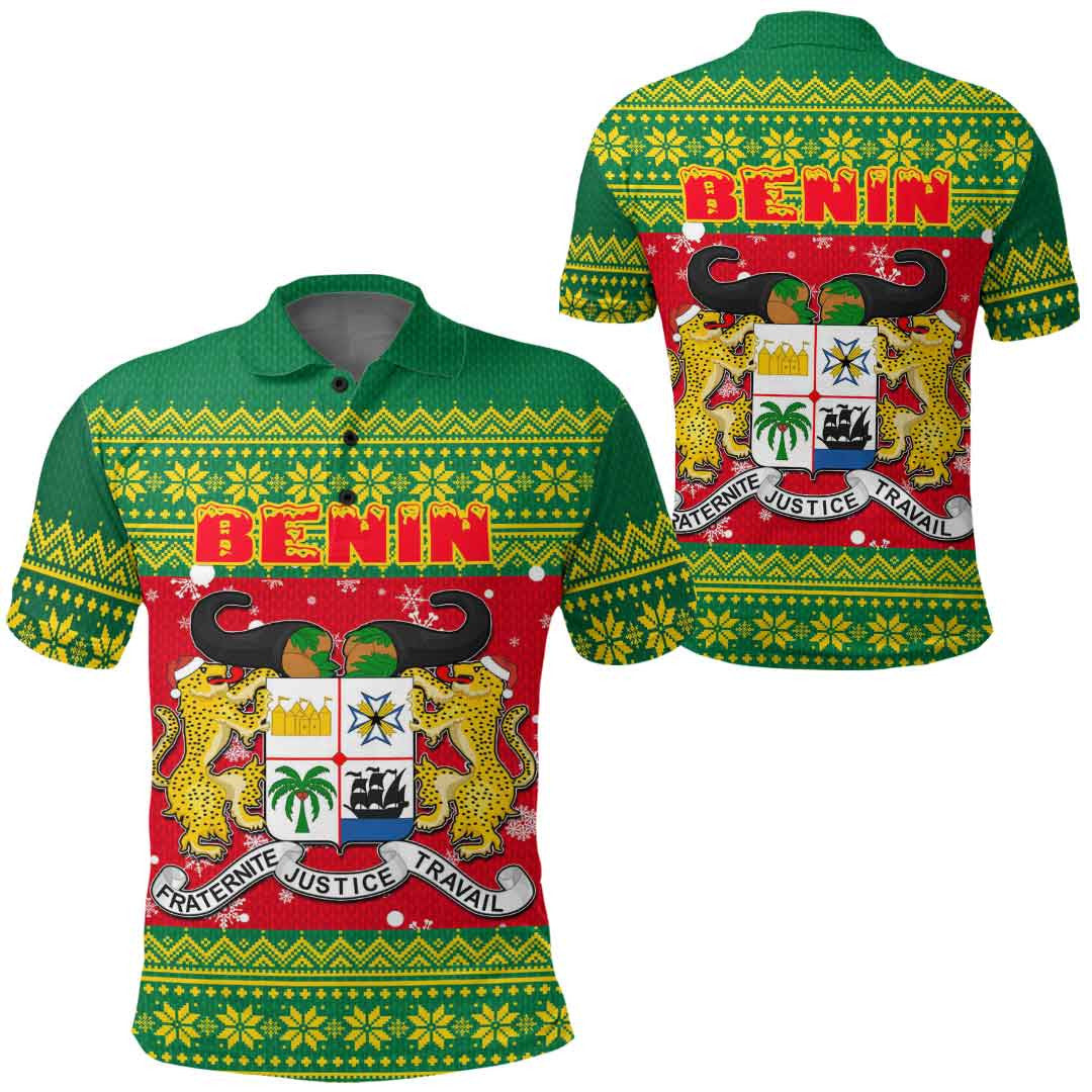 benin-christmas-polo-shirt