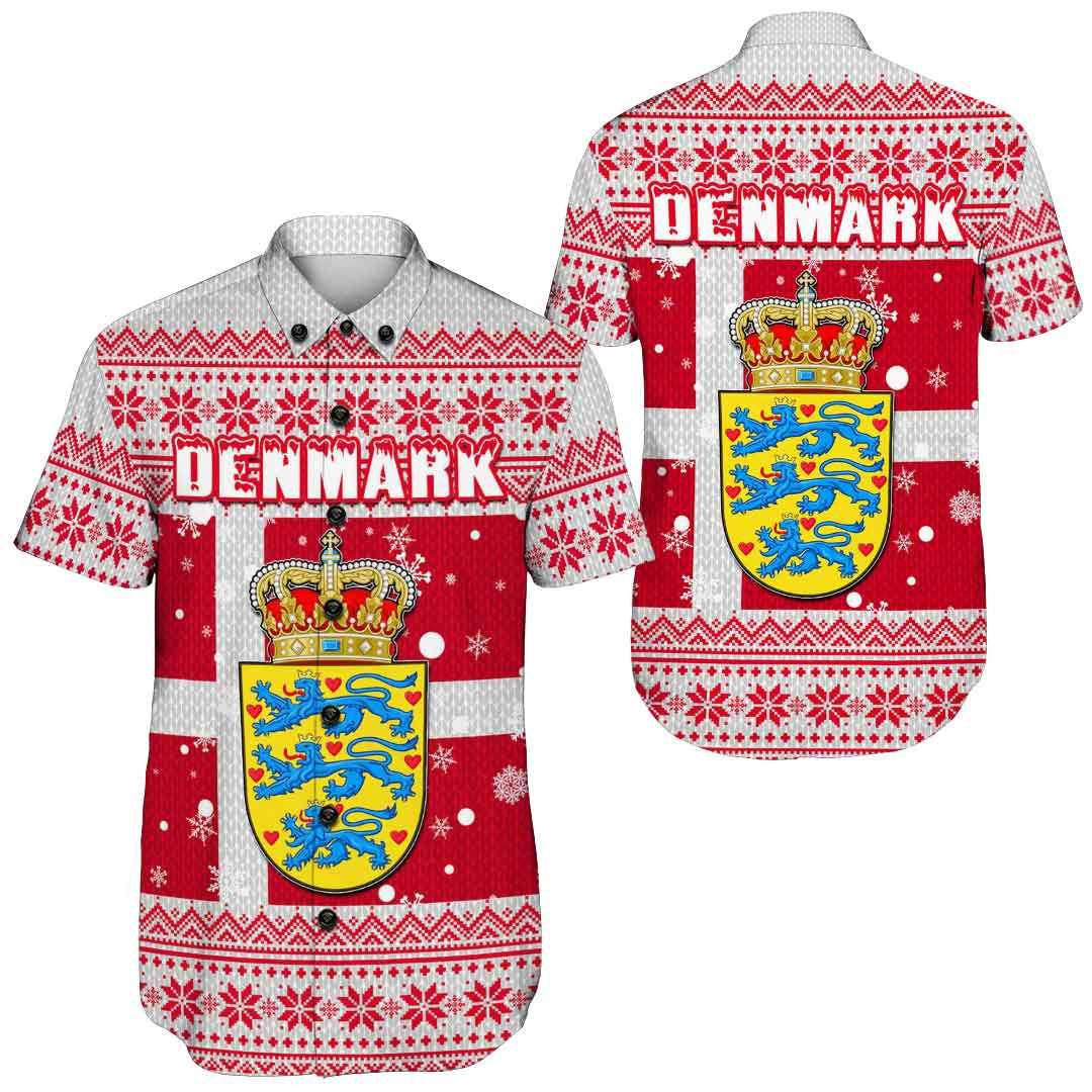 denmark-christmas-shorts-sleeve-shirts