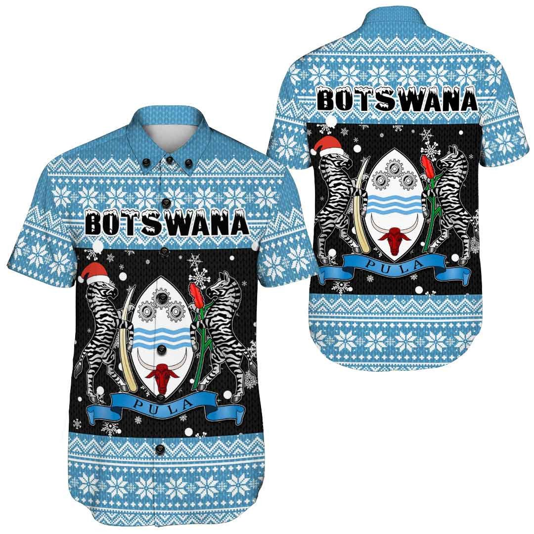 botswana-christmas-shorts-sleeve-shirts