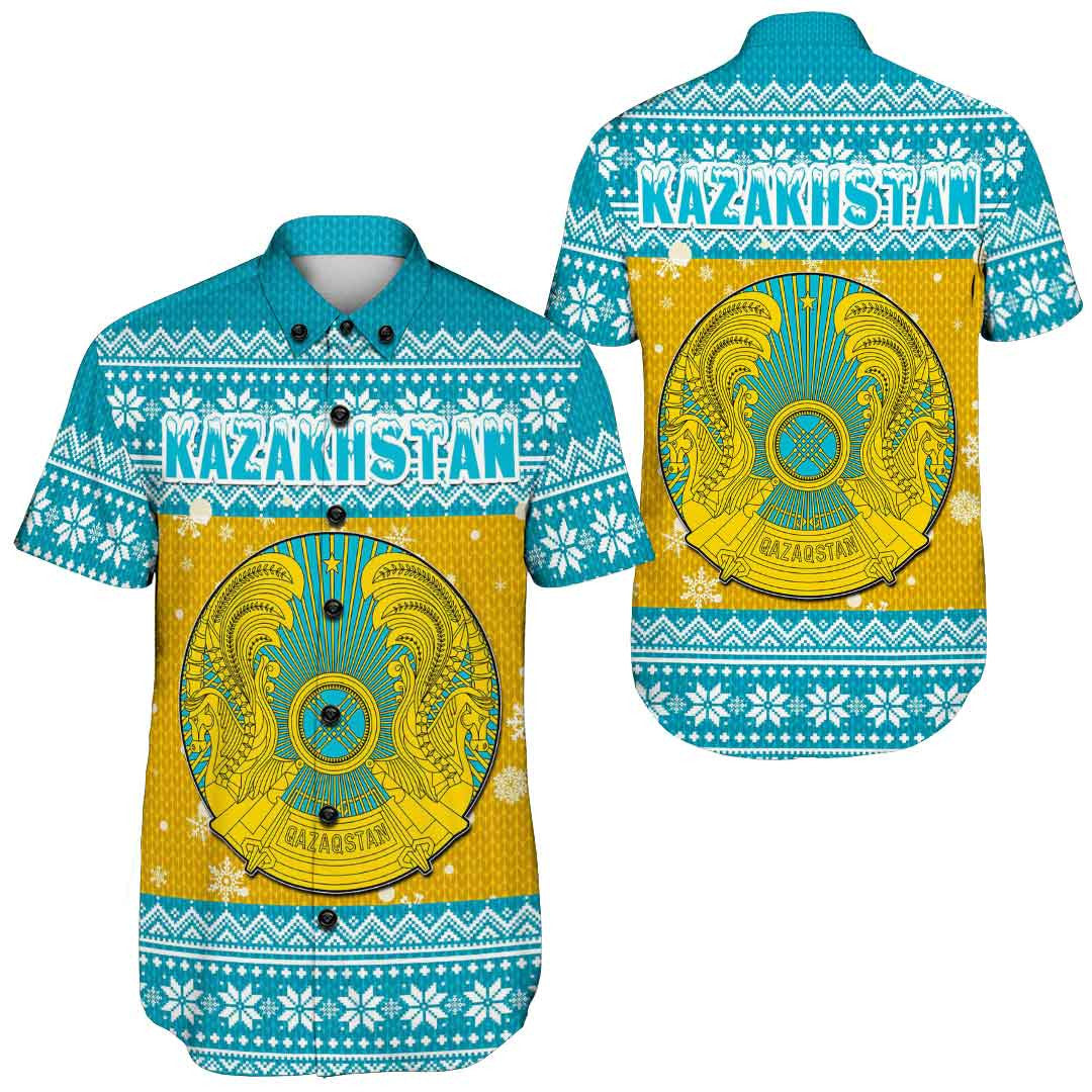 kazakhstan-christmas-shorts-sleeve-shirts
