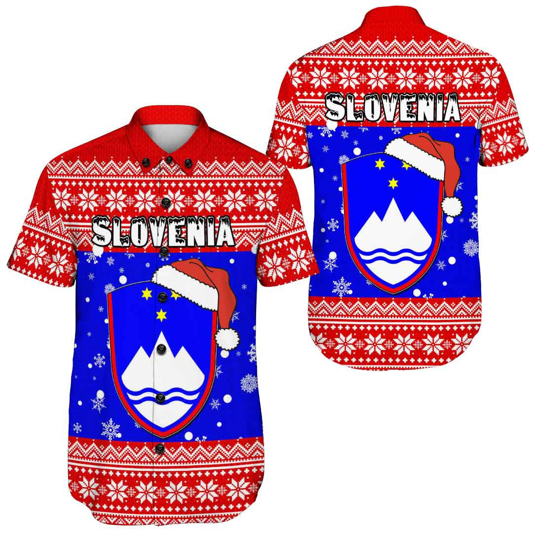 slovenia-christmas-shorts-sleeve-shirts