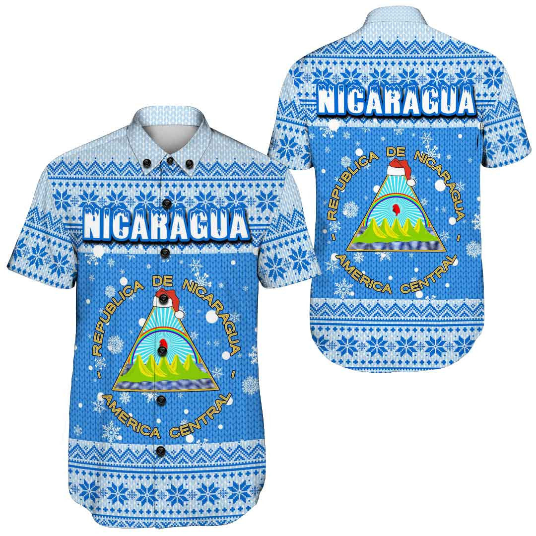 nicaragua-christmas-shorts-sleeve-shirts