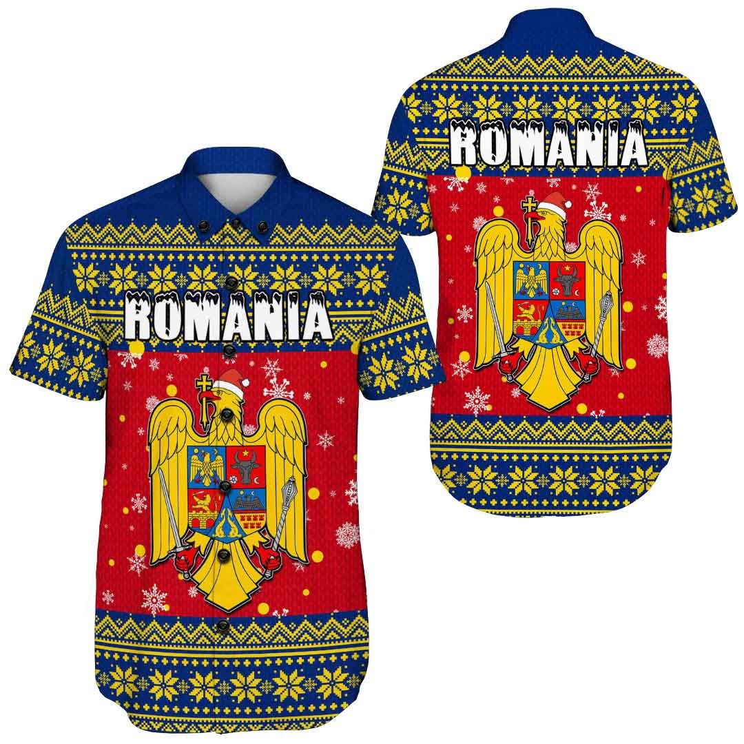 romania-christmas-shorts-sleeve-shirts