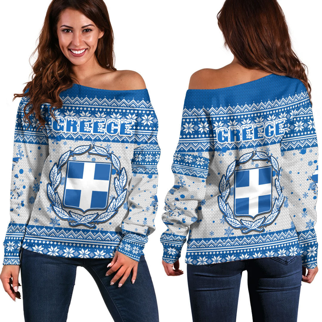 greece-christmas-off-shoulder-sweaters