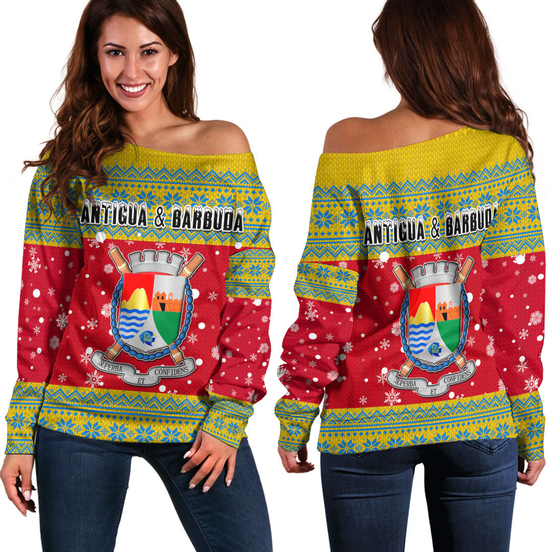 antigua-and-barbuda-christmas-off-shoulder-sweaters