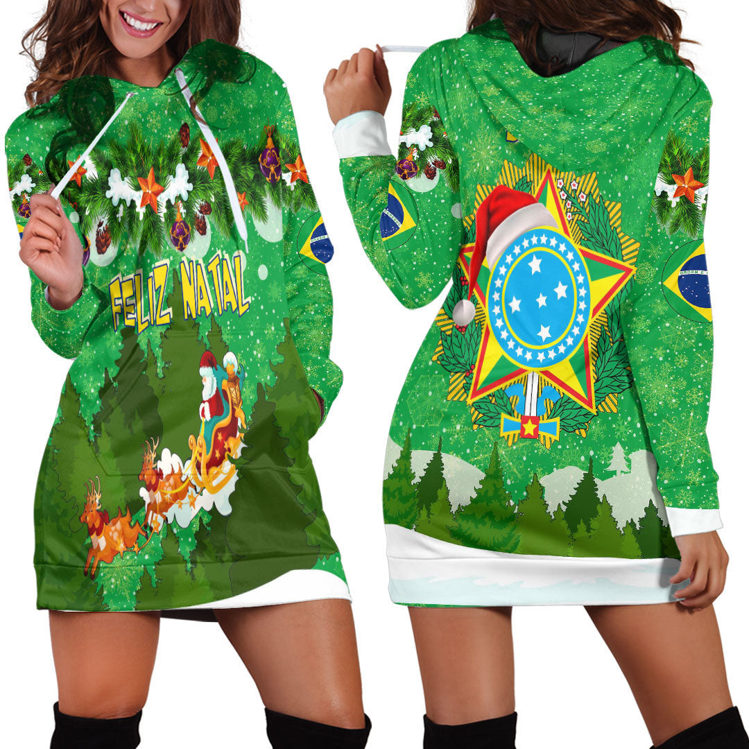 brazil-xmas-hoodie-dress