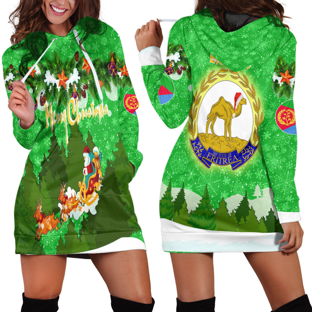 eritrea-green-xmas-hoodie-dress