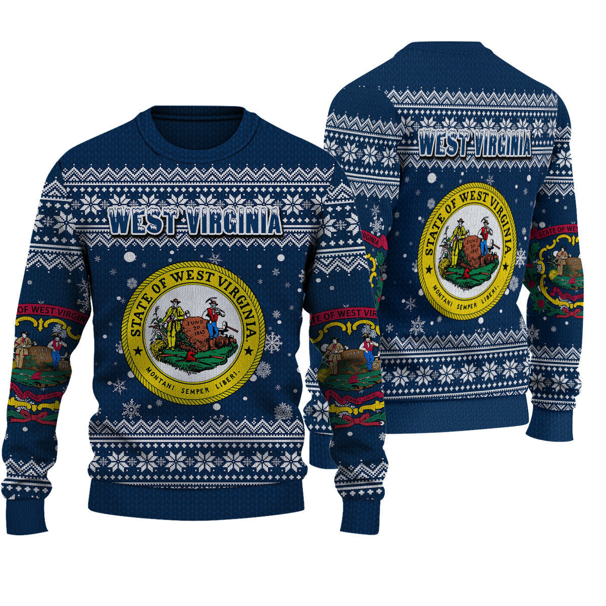 wonder-print-shop-ugly-sweater-west-virginia-christmas-knitted-sweater