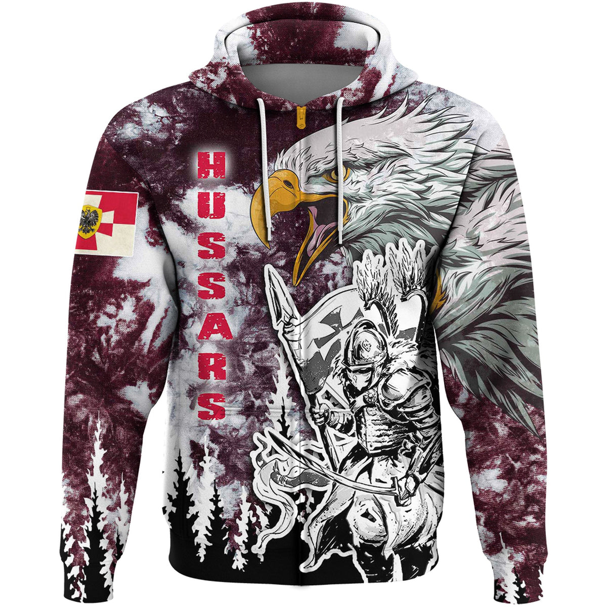 Polska Polish Hussars Zip Hoodie - Wonder Print Shop
