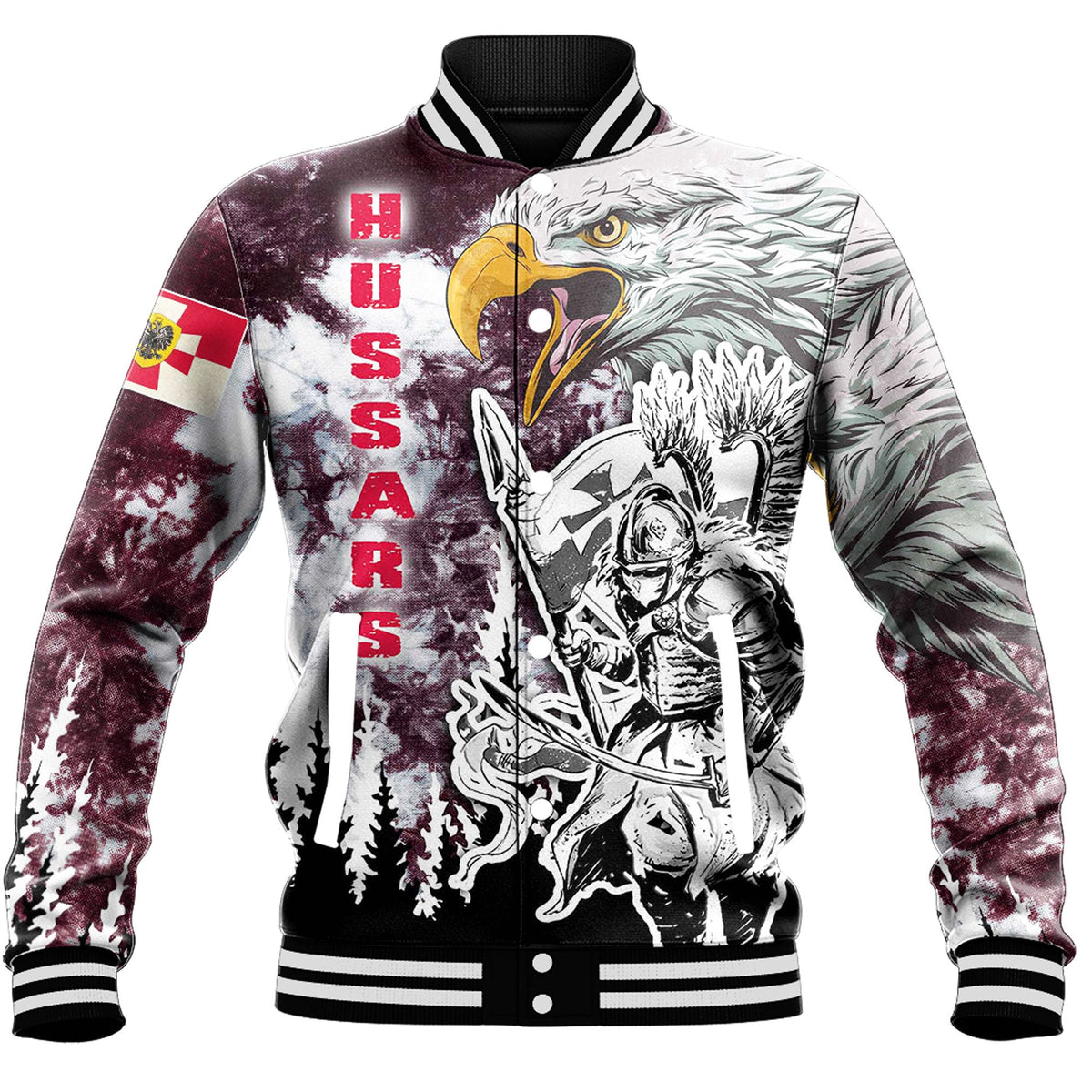 Polska Polish Hussars Baseball Jackets - Wonder Print Shop