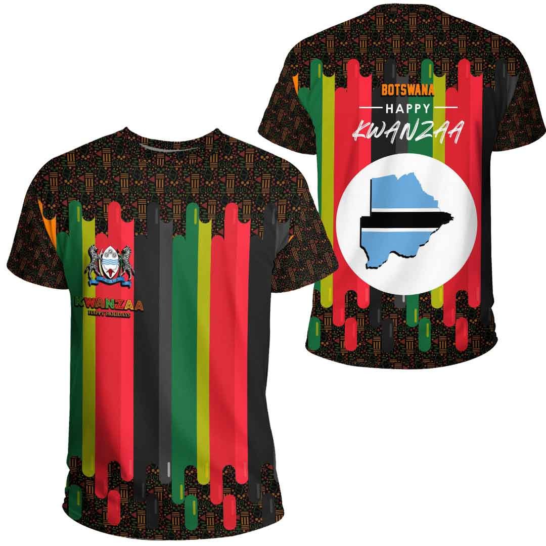 botswana-happy-kwanzaa-t-shirt