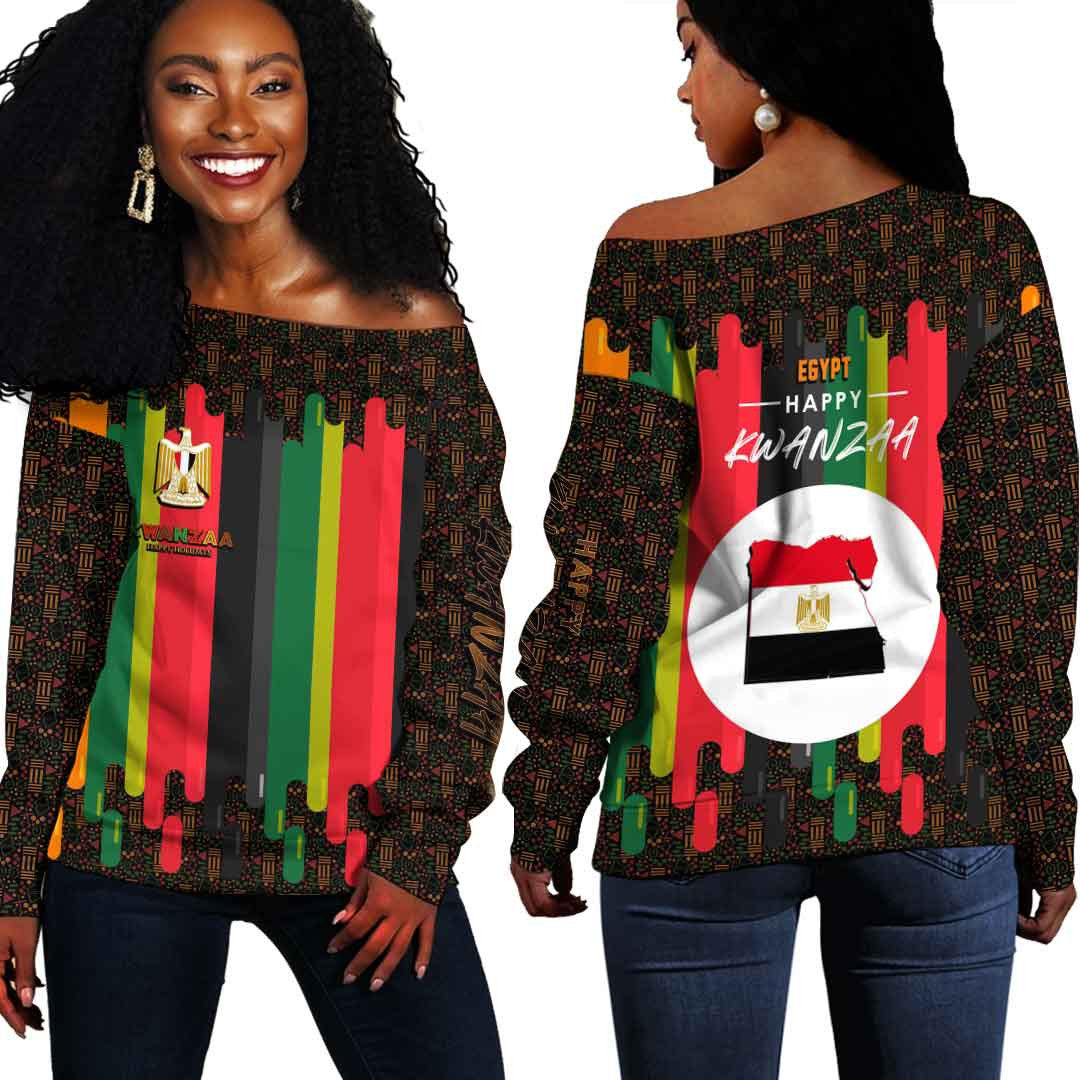 egypt-happy-kwanzaa-womens-off-shoulder-sweater