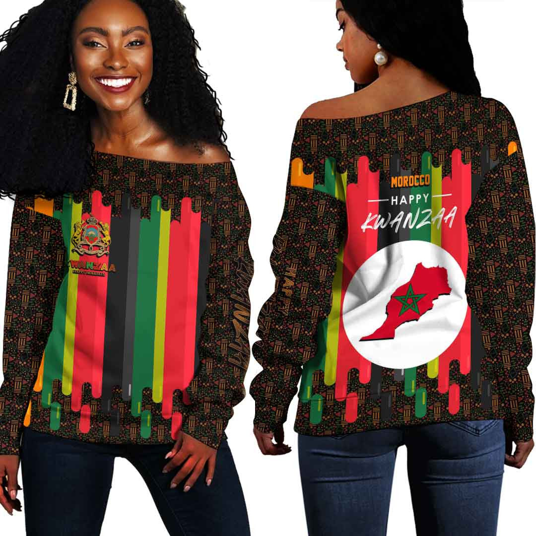 morocco-happy-kwanzaa-womens-off-shoulder-sweater