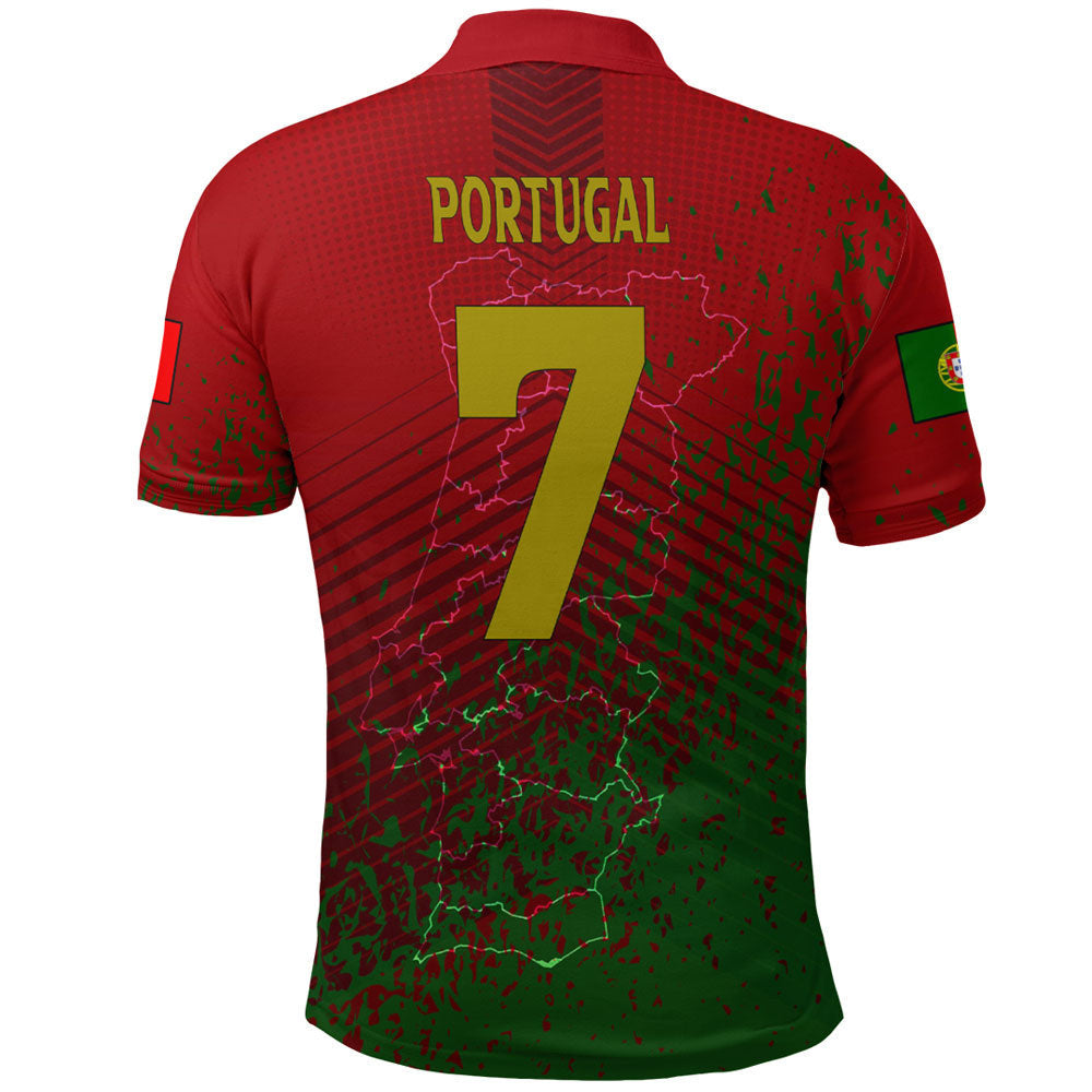 Portugal Soccer Style Polo Shirt - Wonder Print Shop
