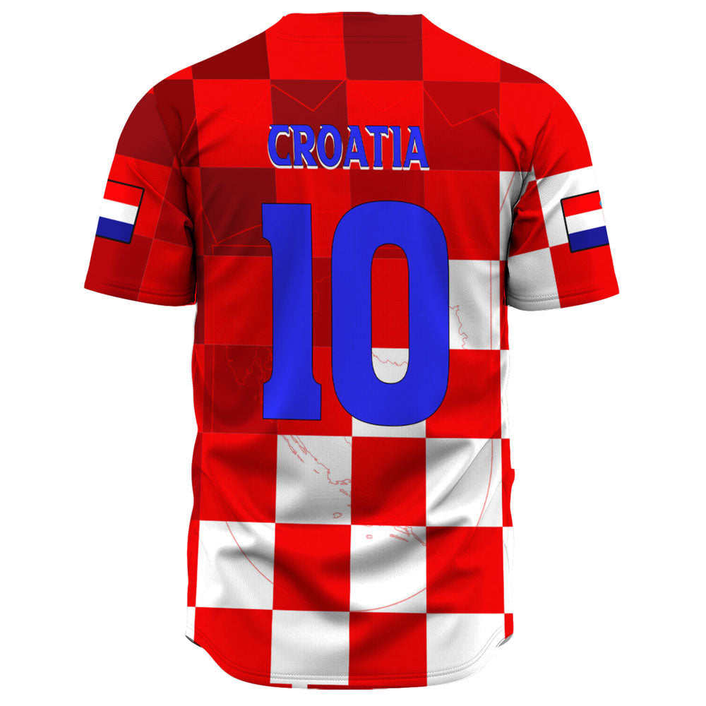 Croatia Soccer Style Baseball Jerseys - Wonder Print Shop