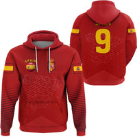Spain Soccer Style Hoodie - Wonder Print Shop