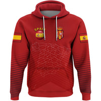 Spain Soccer Style Hoodie - Wonder Print Shop