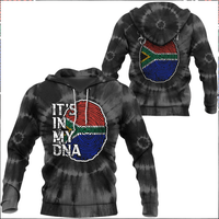 Custom African Hoodie South Africa Its In My DNA Tie Dye Style - Wonder Print Shop