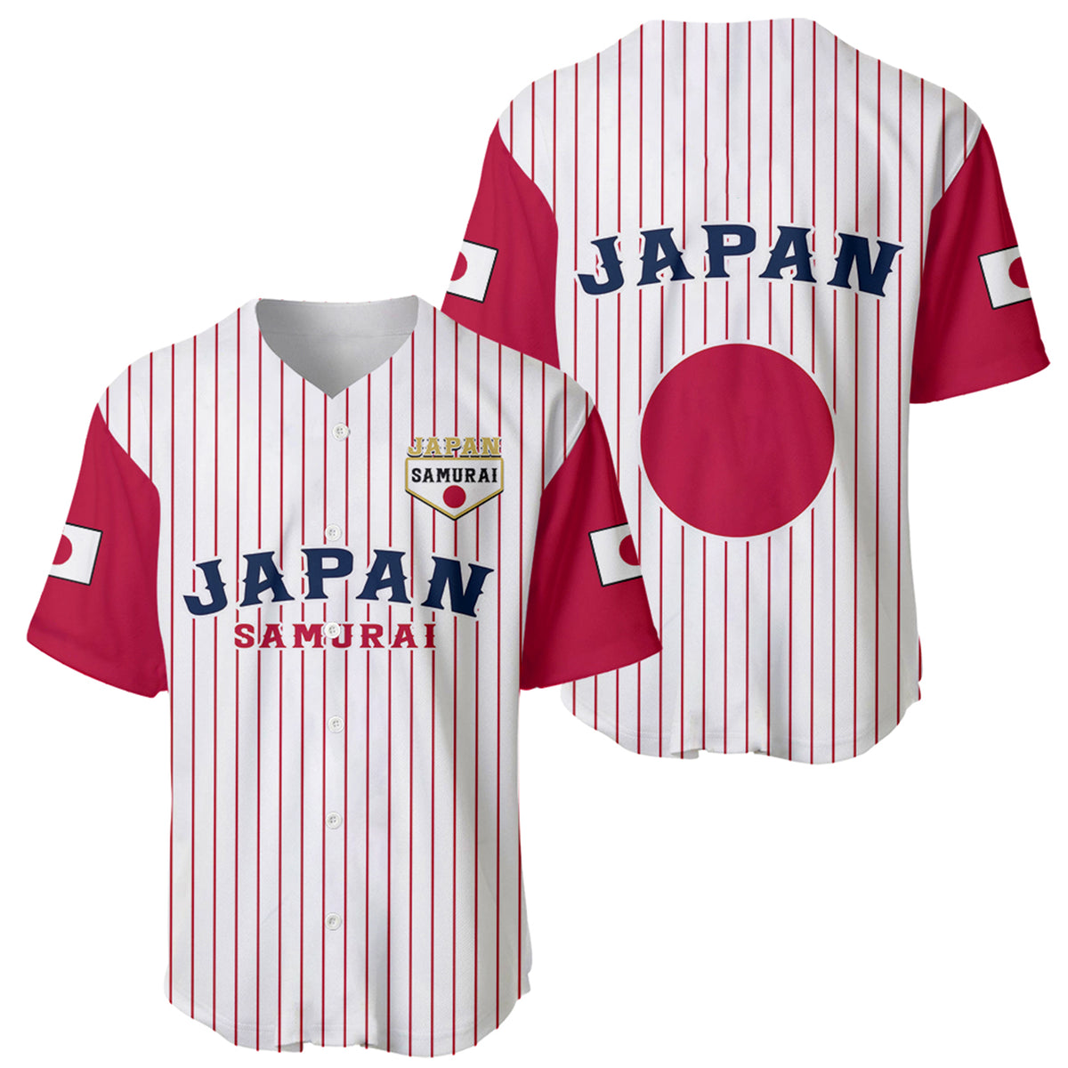 Japan 2023 Baseball Simple Style Baseball Jersey - Wonder Print Shop